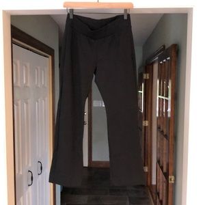 Lilly Pulitzer Mia 26” Cropped Flare Onyx Black Pants Size Med